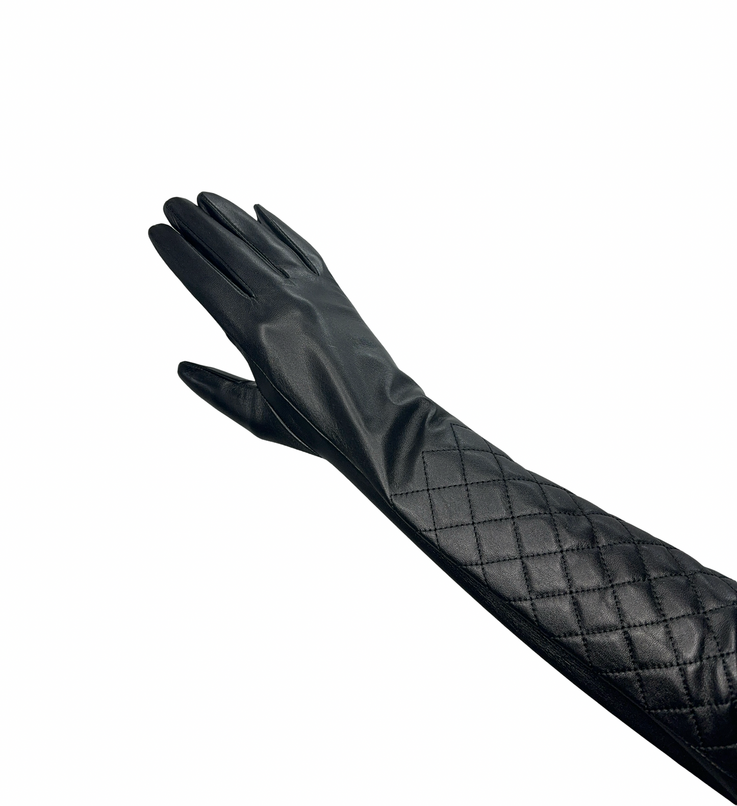 Long Leather Gloves - Quiltet